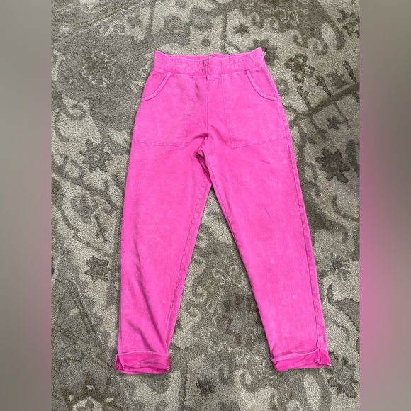 Year Of Ours | Hot Pink Lounge Crewneck + Sweatpants Size: Small - Picture 6 of 6